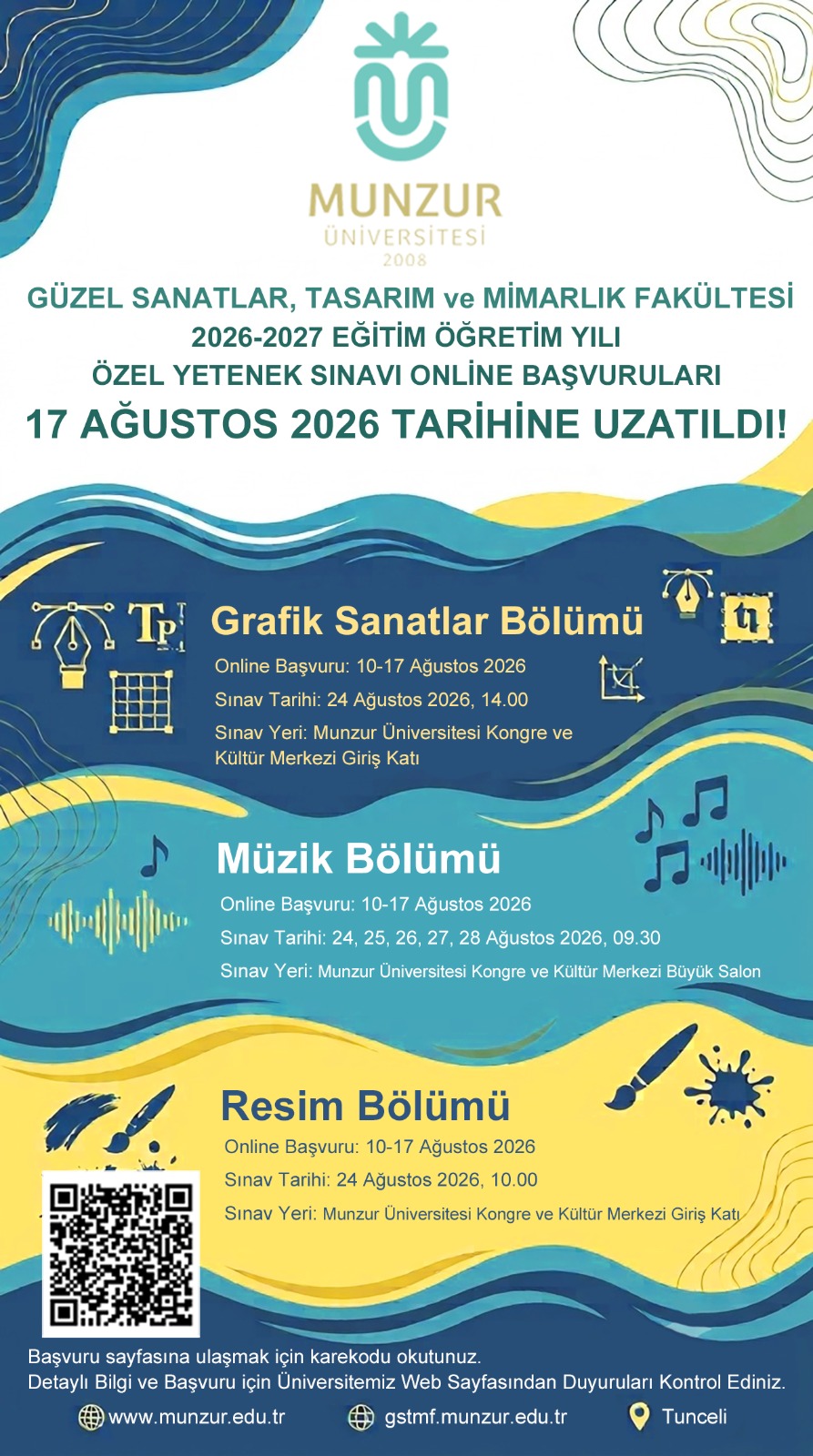 Güzel Sanatlar, Tasarım ve Mimarlık Fakültesi Özel Yetenek Giriş Sınavı Kılavuzu
